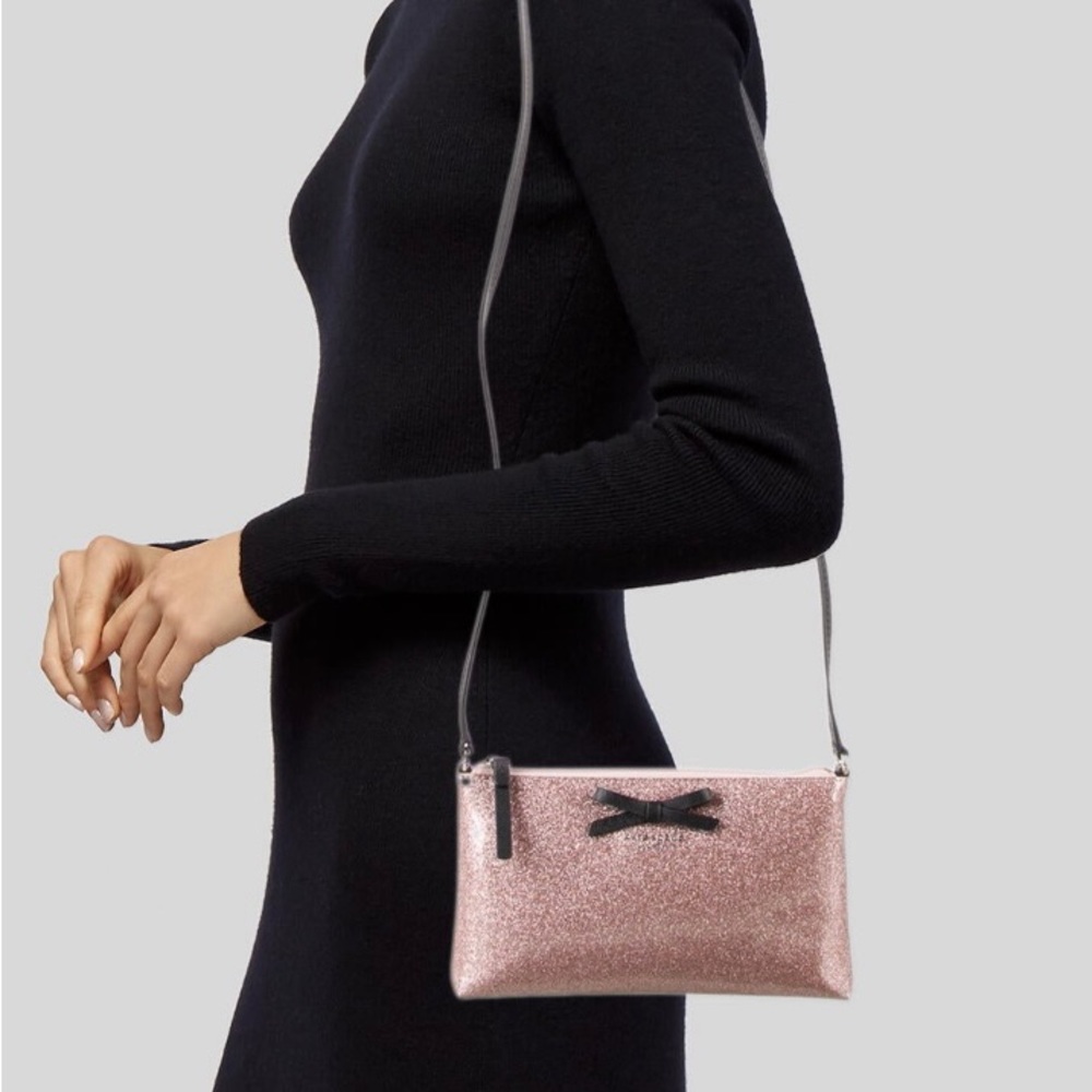 NEW Kate Spade ♠️ cross body. Rose gold and black.